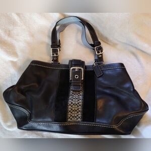 Vintage Coach Hampton Leather Satchel